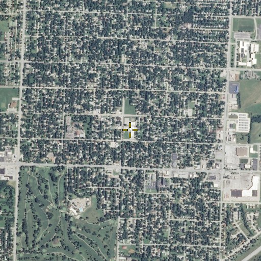 Aerial/Satellite Image of Highland Park Central Elementary School, KS