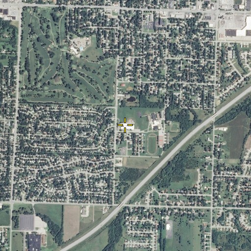 Aerial/Satellite Image of Ross Elementary School, KS