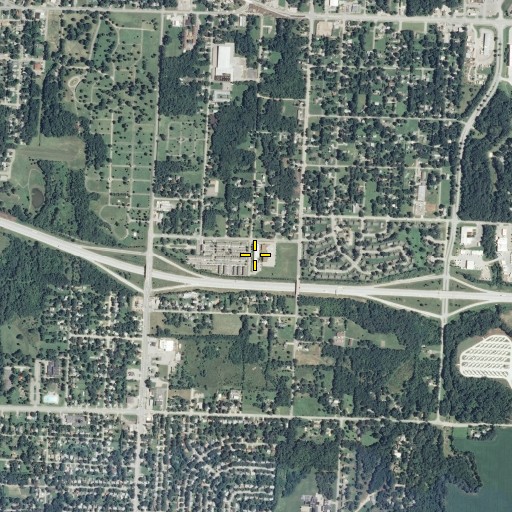 Aerial/Satellite Image of Belvoir Elementary School, KS