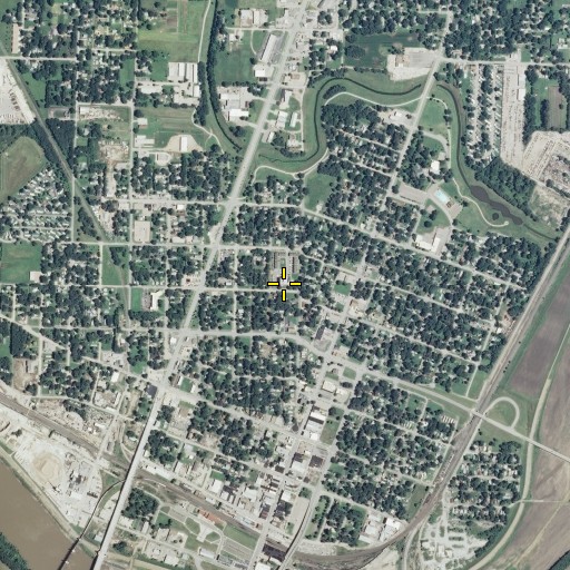 Aerial/Satellite Image of Curtis Junior High School (historical), KS