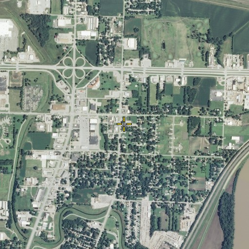 Aerial/Satellite Image of Lyman Learning Center School, KS