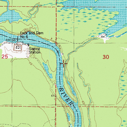 Topographic Map of Coffee Creek, AR