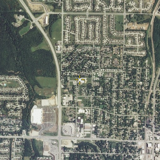 Aerial/Satellite Image of Fairview Elementary School, KS
