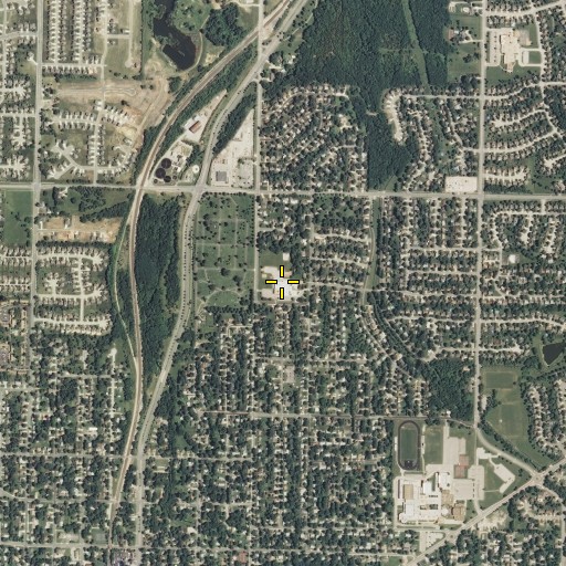 Aerial/Satellite Image of Northview Elementary School, KS