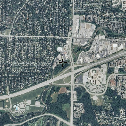 Aerial/Satellite Image of James Branch, KS