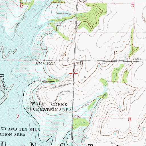 Topographic Map of Township of Junction, KS