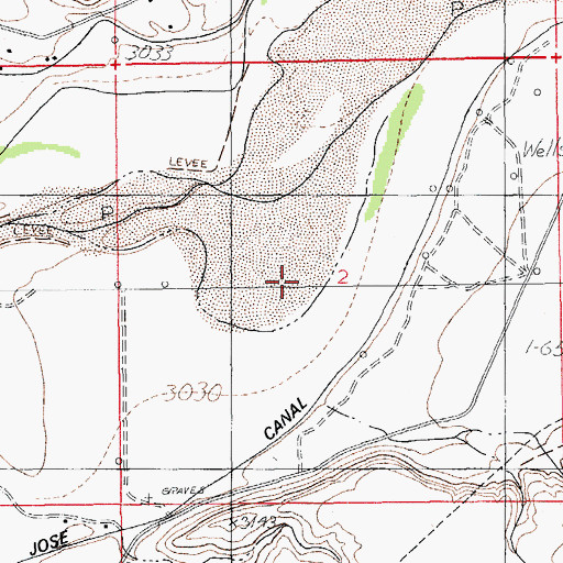 Topographic Map of Fourness Canal, AZ