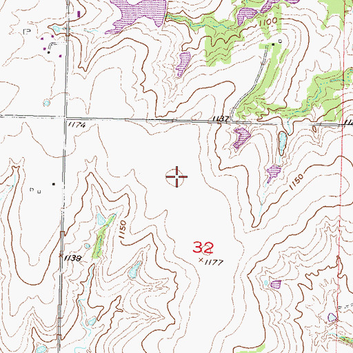 Topographic Map of Township of Williamsburg, KS
