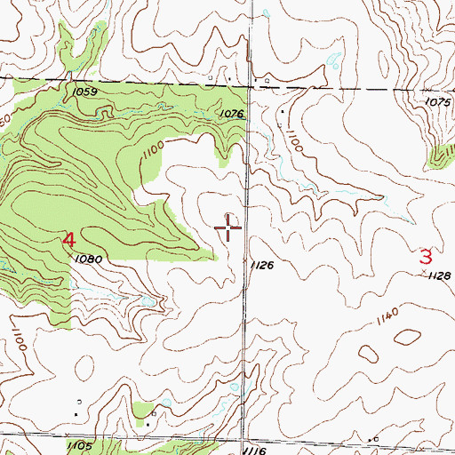 Topographic Map of Circle Grove Elementary School, KS