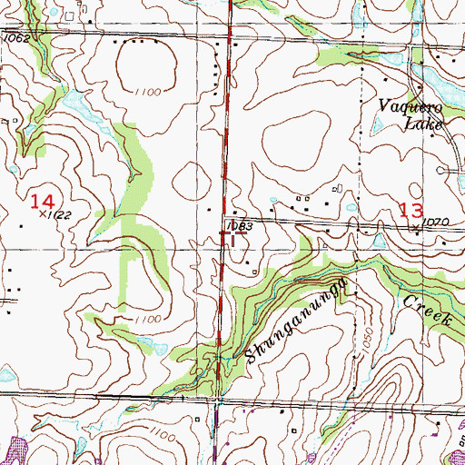 Topographic Map of Topeka Reformed Presbyterian Church, KS