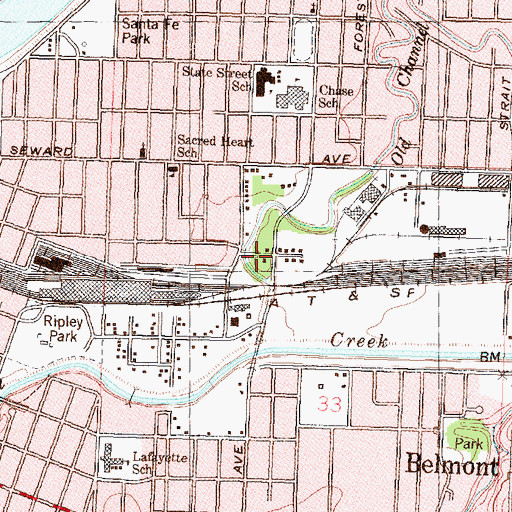 Topographic Map of Pentecostal Grace Church, KS