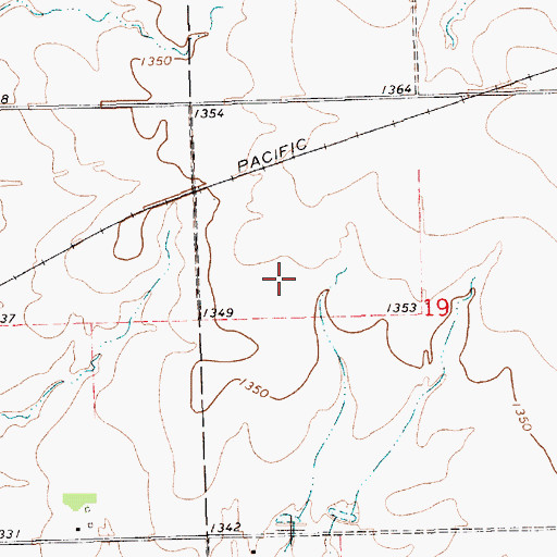 Topographic Map of Wichita Prairies, KS