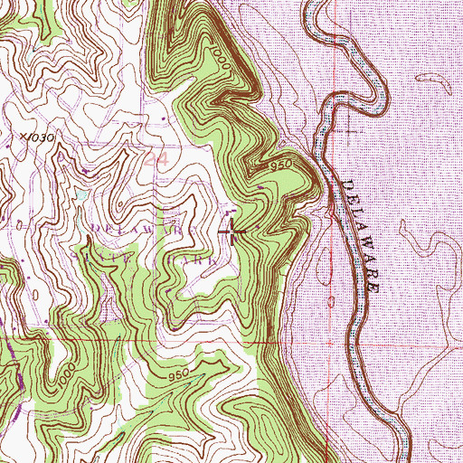 Topographic Map of Wind-N-Wave, KS