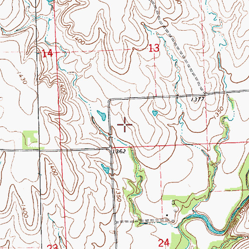 Topographic Map of Glen Crouse, KS