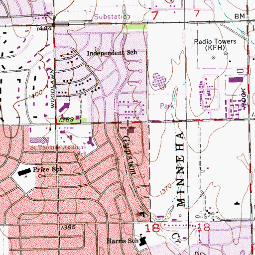 Topographic Map of The Church of Jesus Christ of Latter Day Saints, KS