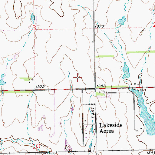 Topographic Map of Church of the Magdalen, KS