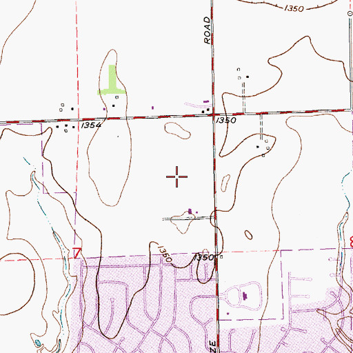 Topographic Map of Westlink Christian Church, KS