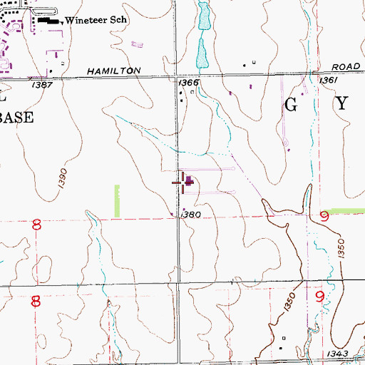 Topographic Map of The Church of Jesus Christ of Latter Day Saints, KS