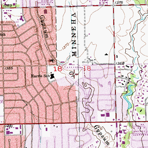 Topographic Map of Saint Stephen's Episcopal Church, KS