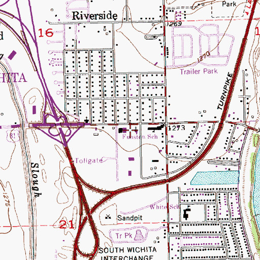 Topographic Map of Good Shepherd Lutheran Church, KS