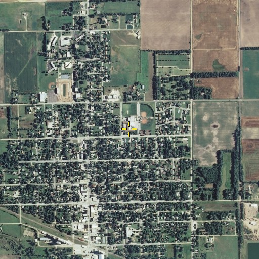 Aerial/Satellite Image of Sterling High School, KS