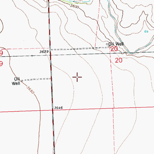 Topographic Map of Pasture Number Five, KS