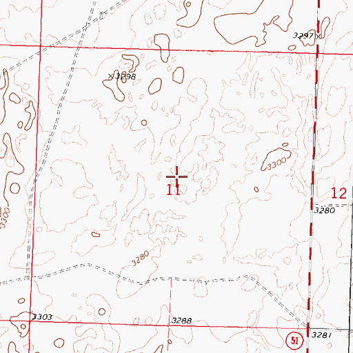 Topographic Map of South Pasture, KS