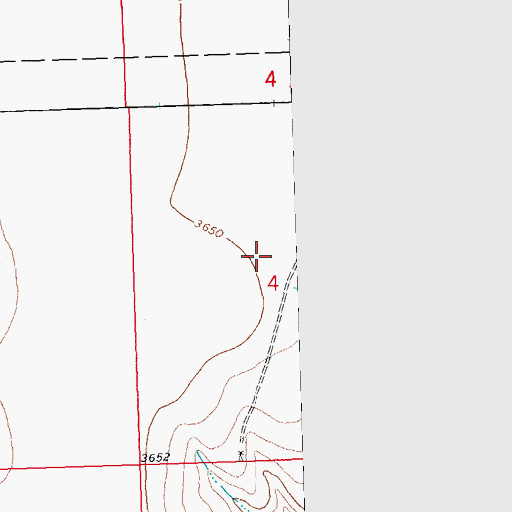 Topographic Map of Unit One Pasture, KS