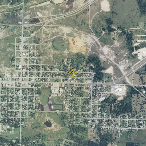 Aerial/Satellite Image of Galena Kindergarten, KS