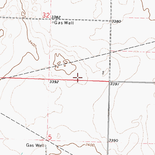 Topographic Map of Pasture Number Twentynine, KS