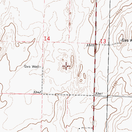 Topographic Map of Pasture Number Twentyeight, KS