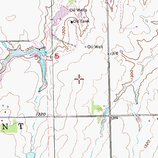 Topographic Map of Graham Airport (historical), KS