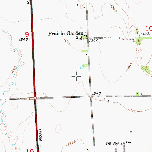 Topographic Map of Kendrigan Airport (historical), KS