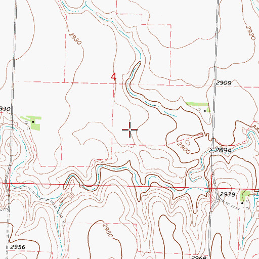 Topographic Map of Stevenson Airport (historical), KS