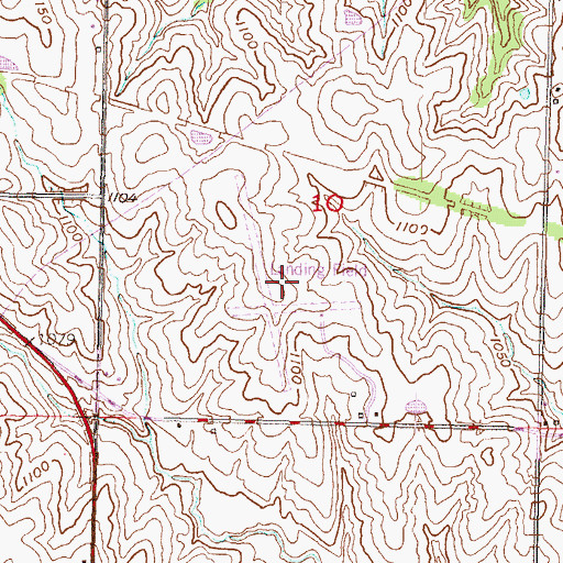 Topographic Map of Dorei Airport (historical), KS