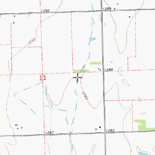 Topographic Map of Mason Airport (historical), KS