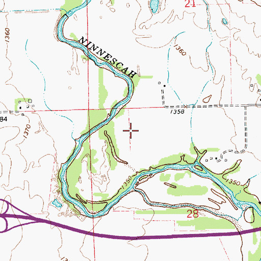 Topographic Map of Coombs Air Strip (historical), KS