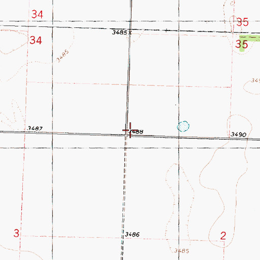 Topographic Map of Bressler Field, KS
