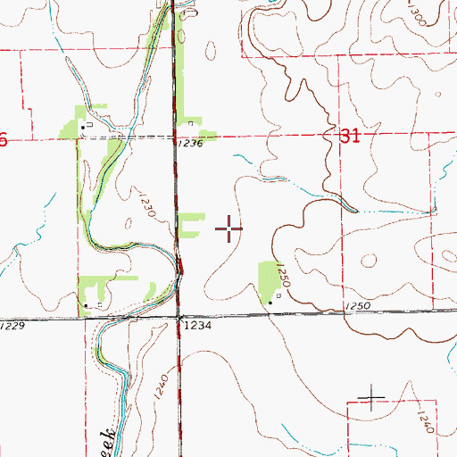Topographic Map of Berkley Airport (historical), KS
