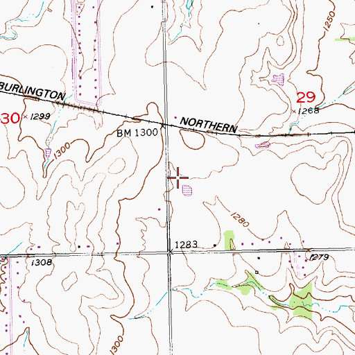 Topographic Map of Sills Air Park, KS