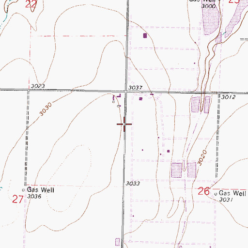 Topographic Map of Hitch Feeders II Inc. Airport, KS