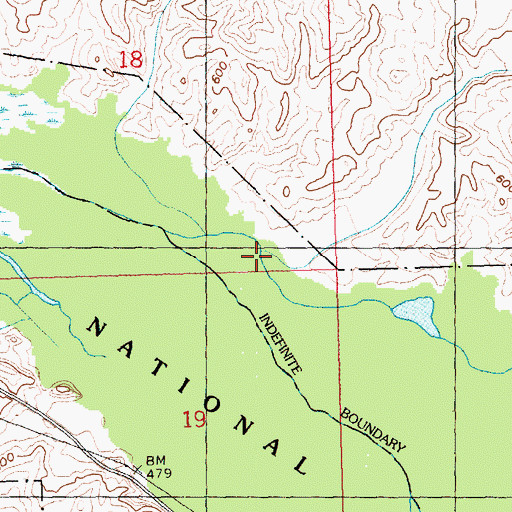 Topographic Map of Fox Wash, AZ