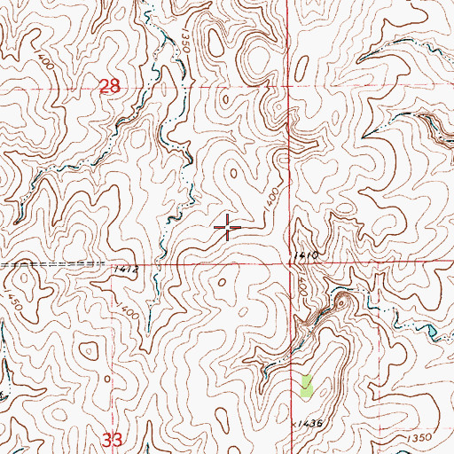Topographic Map of KHCC-FM (Hutchinson), KS