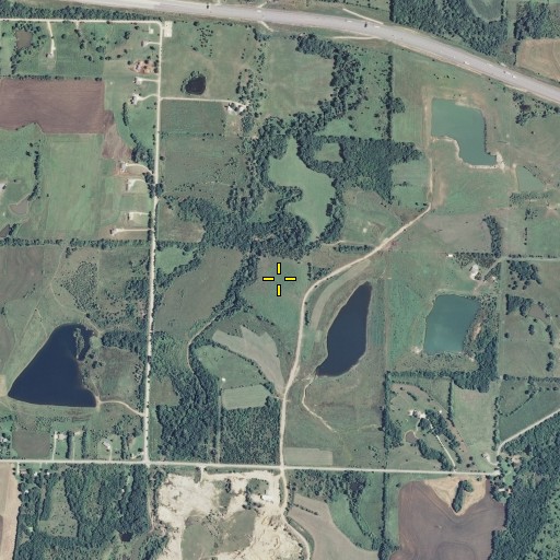 Aerial/Satellite Image of KSKX-AM (Topeka), KS