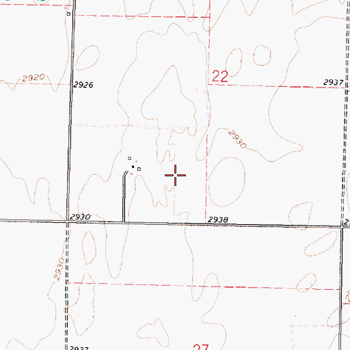Topographic Map of KSWK-TV (Garden City), KS