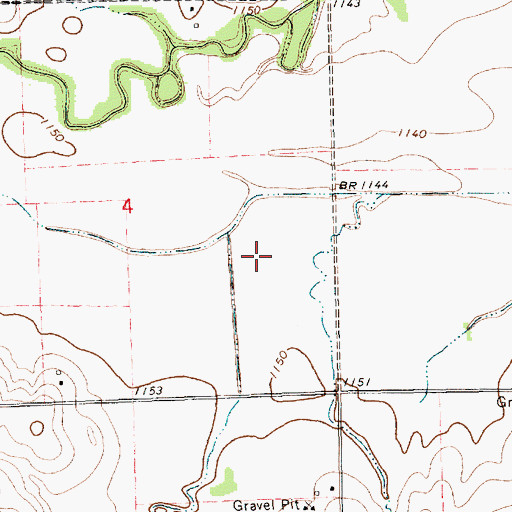 Topographic Map of Matlock Plaza, KS