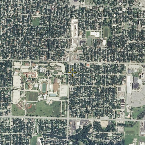 Aerial/Satellite Image of Elmhurst Plaza, KS