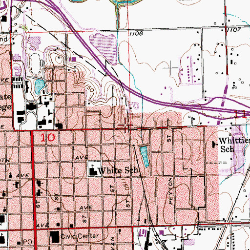 Topographic Map of Mini Plaza, KS