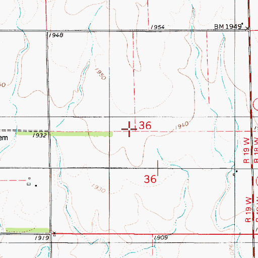 Topographic Map of Avilla (historical), KS