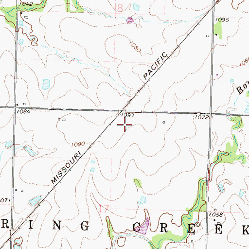 Topographic Map of Bellgrade (historical), KS